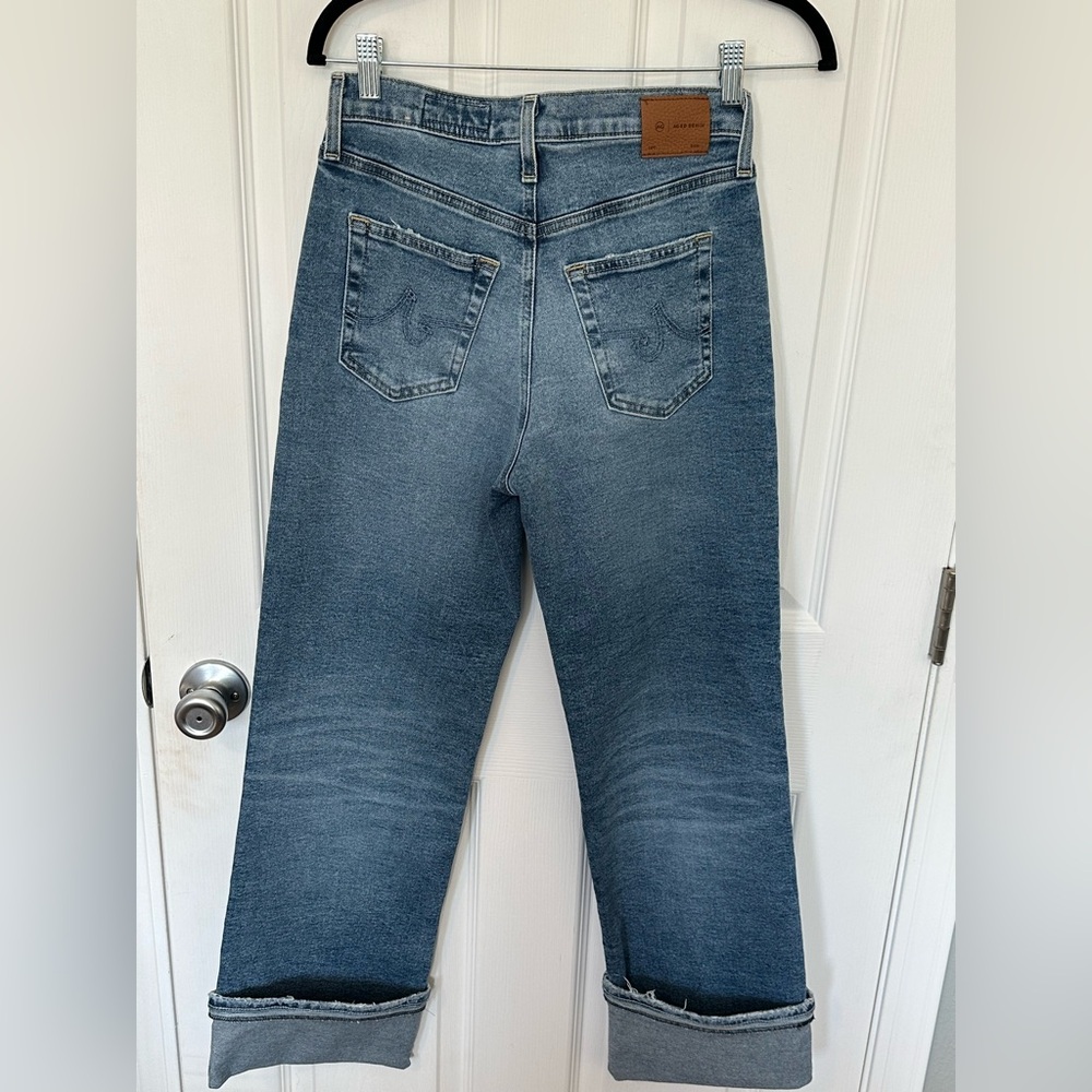 Ag Adriano Goldschmied Kora Wide Leg High Rise Jeans - Picture 3 of 7